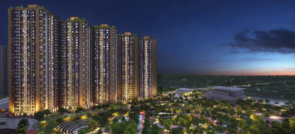 Godrej Regal Pavilion Night View