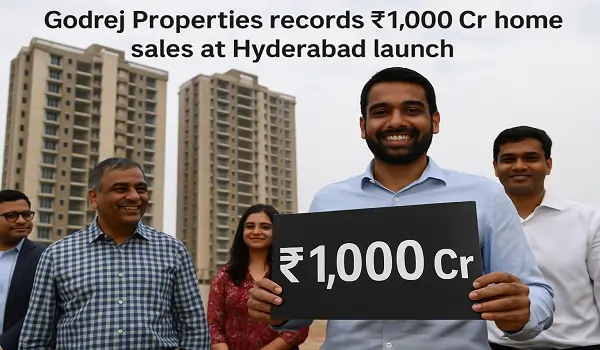 Featured image of Godrej Properties records ₹1,000 Cr home sales at Hyderabad launch