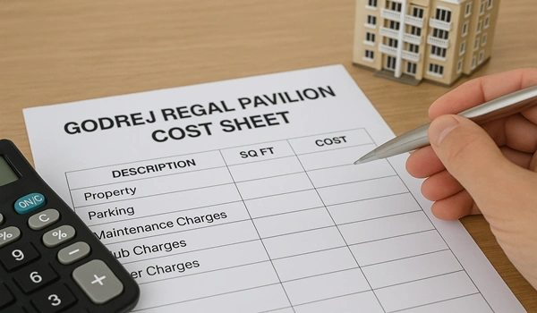 Godrej Regal Pavilion Cost Sheet Godrej Regal Pavilion Cost Sheet